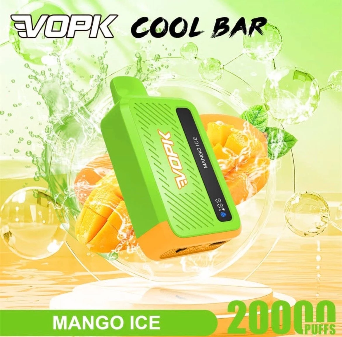 VOPK Cool Bar 20000 Puffs - Mango Ice (Mangue Givrée)