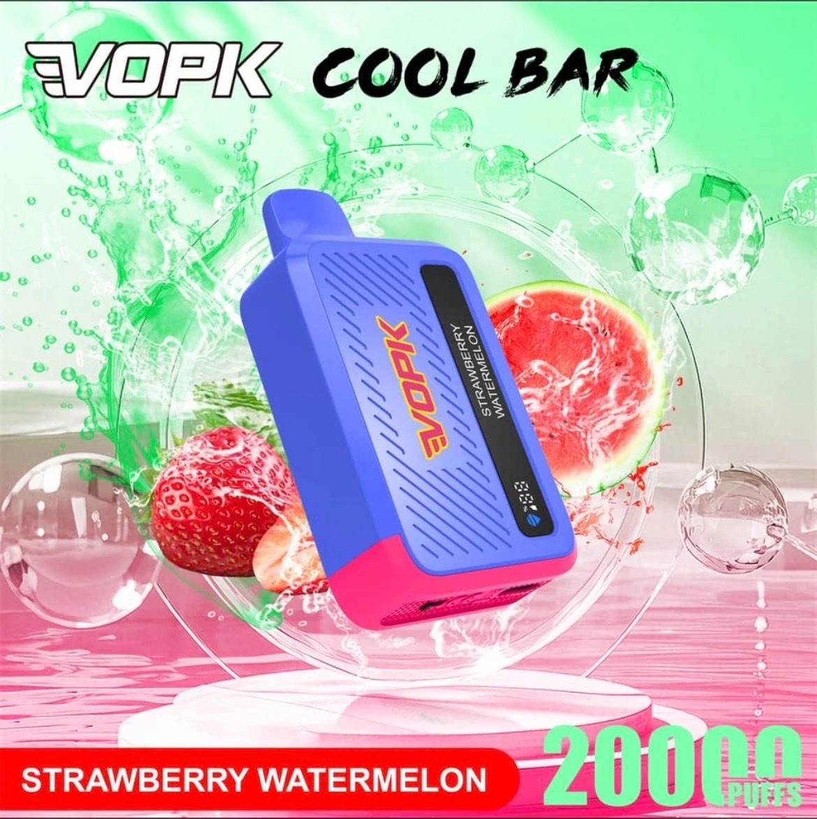 VOPK Cool Bar 20000 Puffs - Strawberry Watermelon (Fraise Pastèque)
