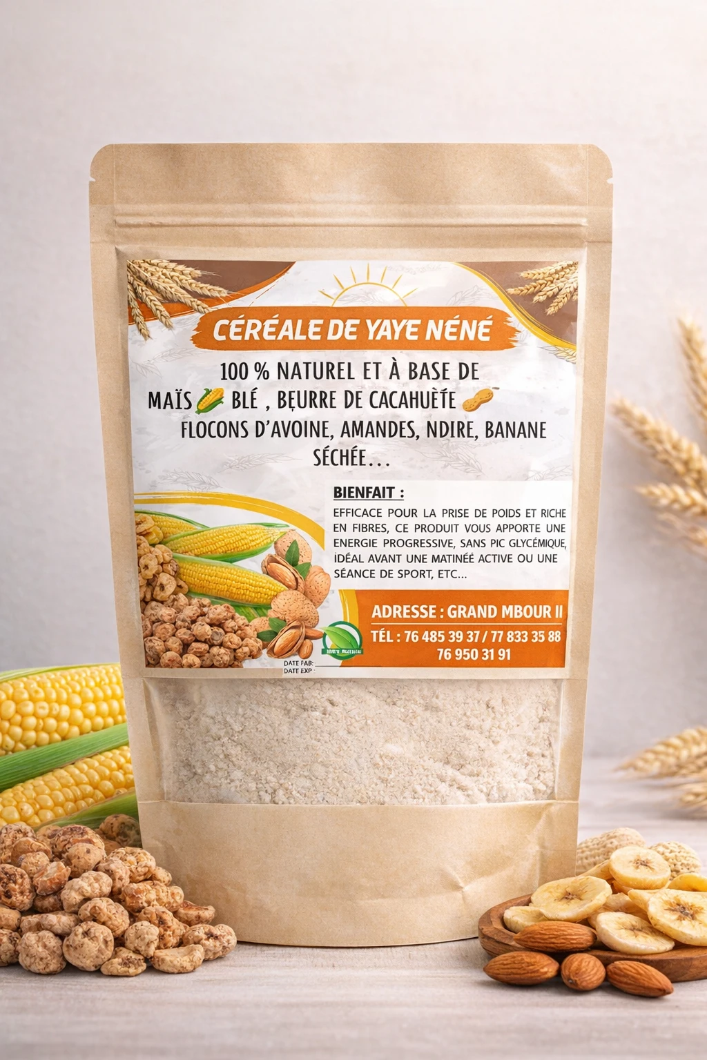 🌾 CÉRÉALE DE YAYE NÉNÉ – PRISE DE POIDS NATURELLE