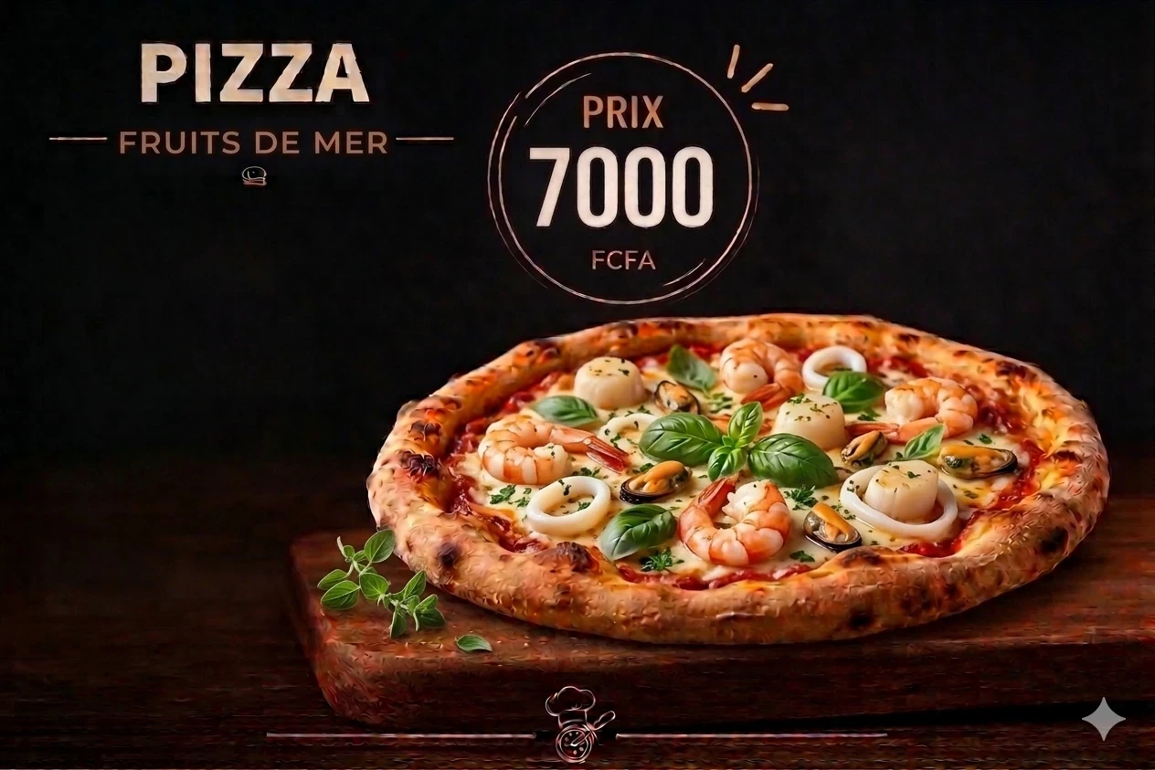 pizza fruits de mer