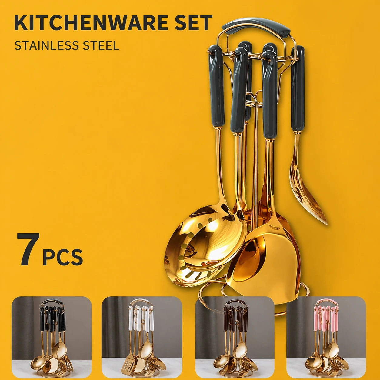 Set d'ustensiles 7 pièces.