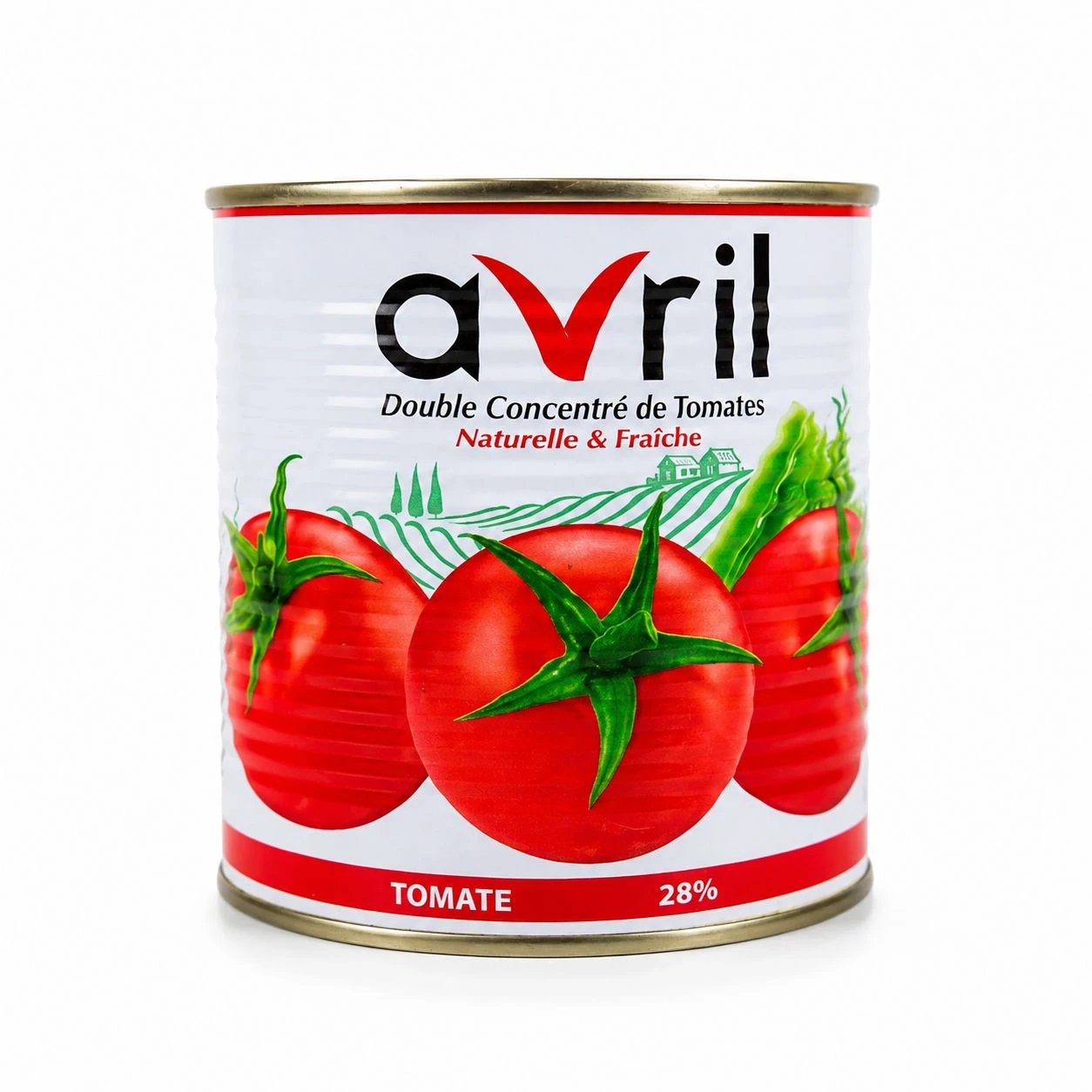 Avril Double Concentré de Tomates 28%